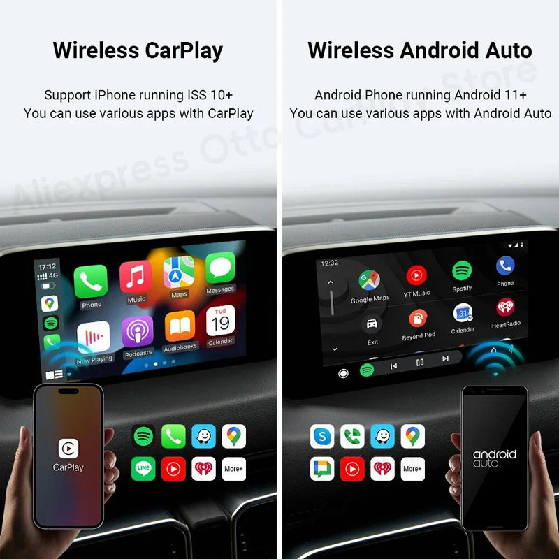 Adaptador Carplay de cable a inalámbrico Bluetooth 5.0 en Guatemala para una experiencia sin cables en tu vehículo.