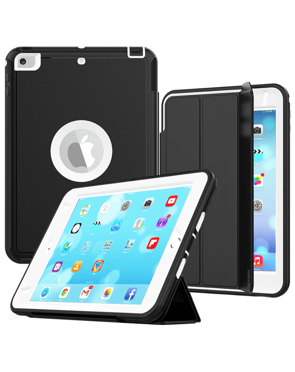 Encuentra la mejor funda protectora de cuerpo completo en color plateado para tu iPad Mini 4 o Mini 5 en Guatemala.