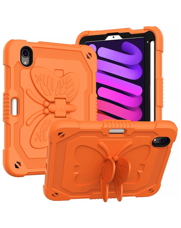 Encuentra la funda stand mariposa protectora para iPad Mini 6/7 en Guatemala al mejor precio, ideal para proteger tu dispositivo Apple.