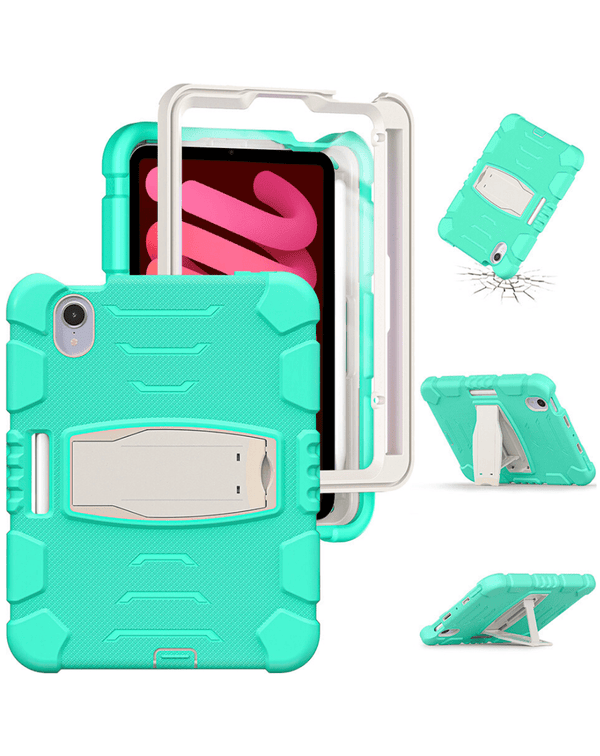 Protege tu iPad Mini 6 o 7 con una funda de protección total MINT GREEN en Guatemala.
