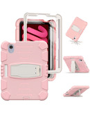 Protege tu iPad Mini 6/7 con estilo con la funda de protección completa en color rosa CHERRY PINK en Guatemala.