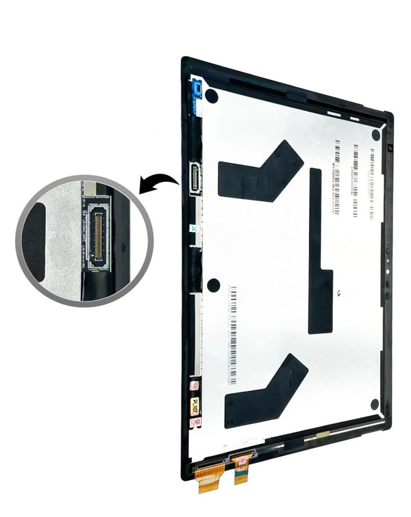 Compra la pantalla sin marco Microsoft Surface Pro 7 (1866 / V2 LP123WQ2) (BLACK) en Guatemala con los mejores precios para reparaciones en talleres especializados.