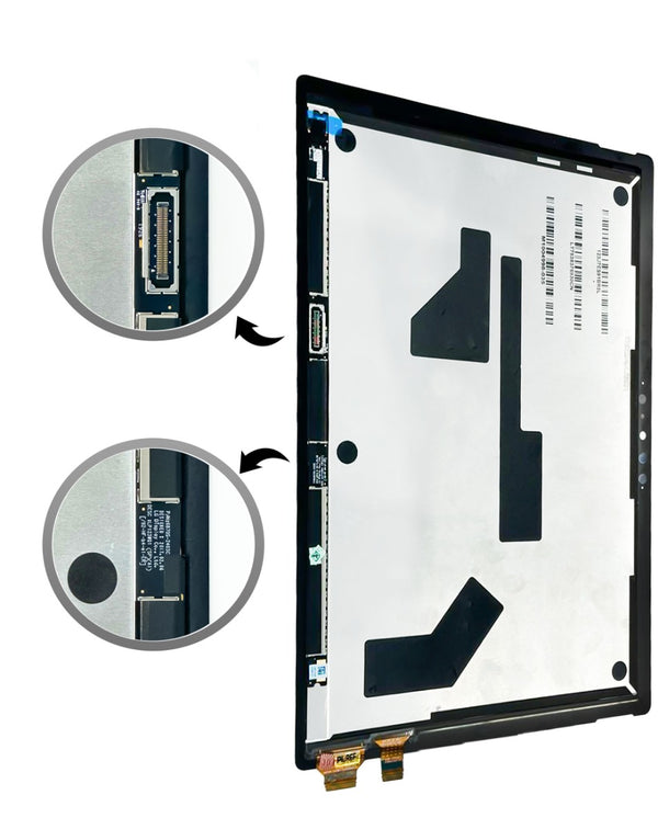 Reparación de pantalla sin marco para Microsoft Surface Pro 7 en Guatemala, mayorista de pantallas y repuestos originales.