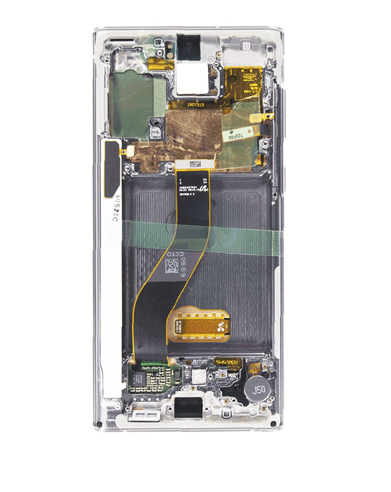 Pantalla OLED Samsung Galaxy Note 10 N970 en Guatemala, en color AURA WHITE, disponible en mayoristas de repuestos para celulares.