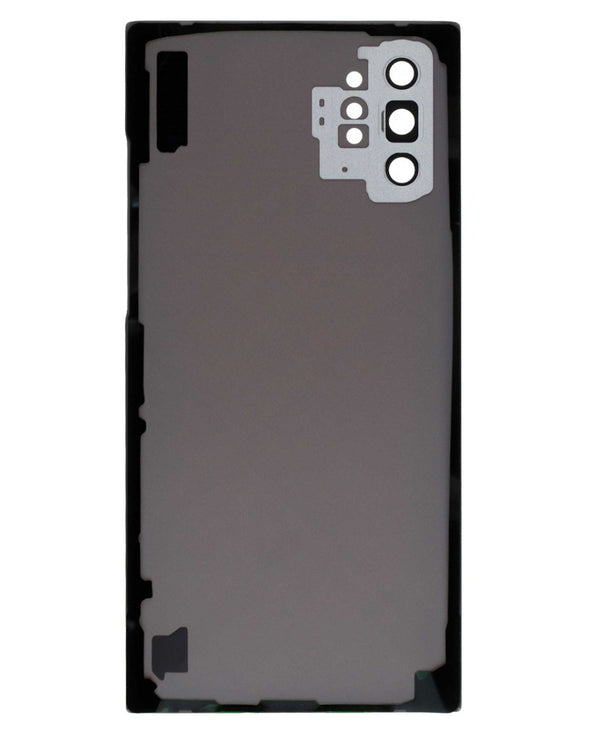 Encuentra tapa trasera con lente de cámara y adhesivo para Samsung Galaxy Note 10 Plus en Guatemala, para reparaciones y componentes originales.