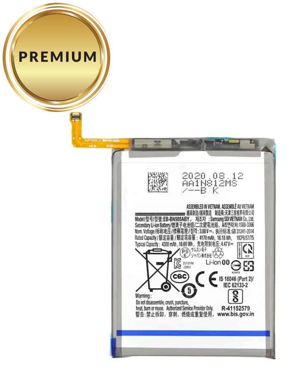 Encuentra la mejor batería premium para tu Galaxy Note 20 en Guatemala con nuestro servicio de reparación de componentes Samsung.