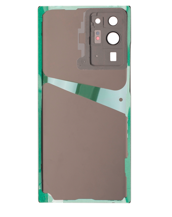 Tapa trasera con lente de cámara y adhesivo original para Galaxy Note 20 Ultra en Guatemala, disponibles en tiendas de reparaciones de celulares y mayoristas de repuestos.