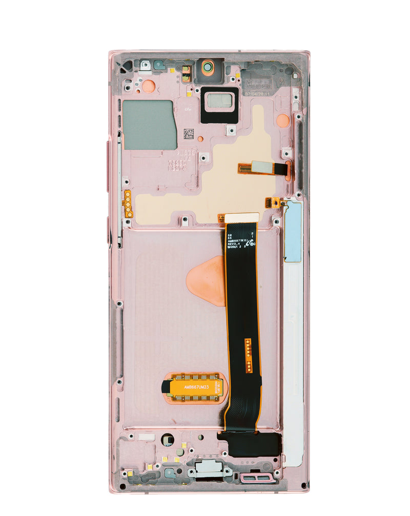 Reparación de pantalla original con marco Galaxy Note 20 Ultra en Guatemala.
