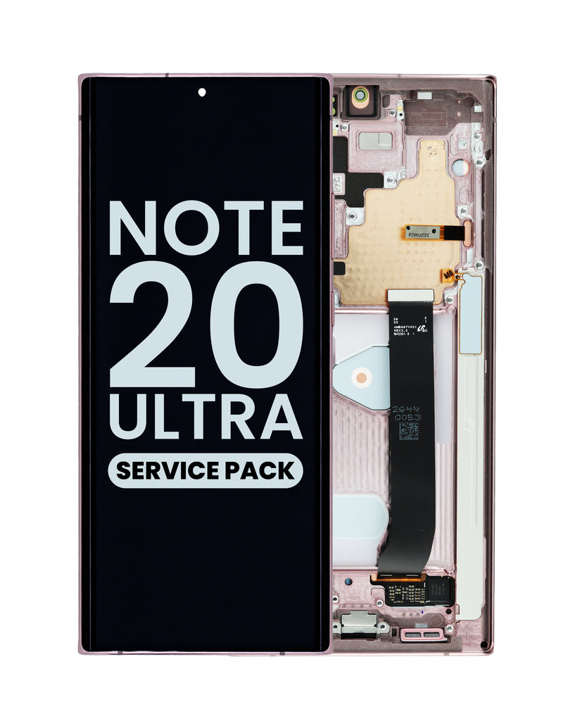 Reparación de pantalla original con marco Galaxy Note 20 Ultra en Guatemala.