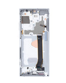 Reparación de pantalla Samsung Galaxy Note 20 Ultra en Guatemala, pantalla con marco en color Mystic White de alta calidad.