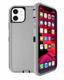 Compra al por mayor en Guatemala el Case Heavy Duty para iPhone 12 / 12 Pro en color Gris Oscuro y Negro.