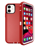 Funda heavy duty iPhone 12/12 Pro (Rojo y Blanco)