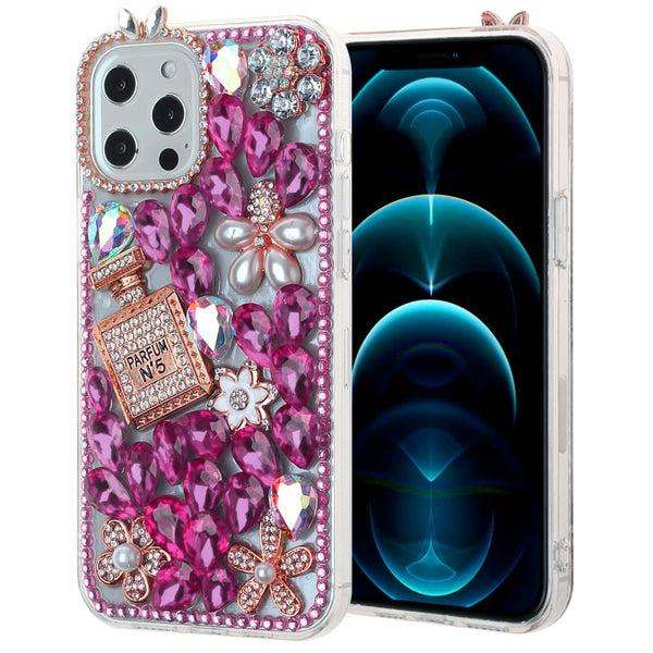 Funda de silicona rígida color rosa para iPhone 12/12 Pro en Guatemala.