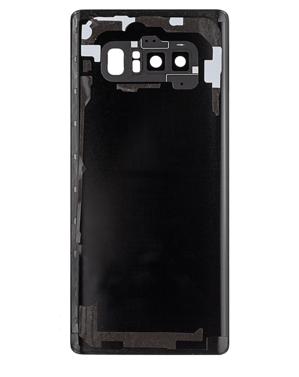 Tapa trasera original color Orchid Gray para Samsung Galaxy Note 8, con adhesivo incluido, disponible en talleres de reparación en Guatemala.