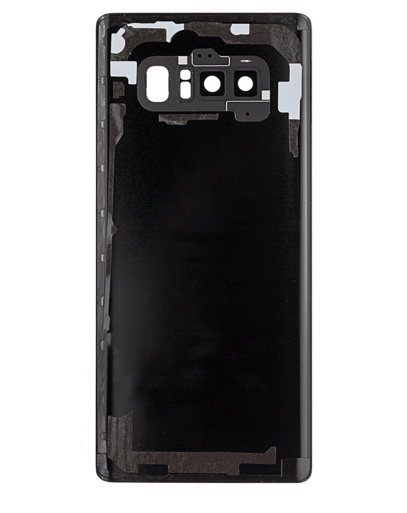 Tapa trasera original color Orchid Gray para Samsung Galaxy Note 8, con adhesivo incluido, disponible en talleres de reparación en Guatemala.