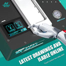 Dispensador automático de pegamento NASAN NA-AD01 para marcos y pantallas de iPhone X a 17 Pro Max.