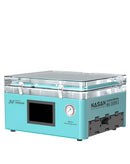 Máquina OCA 2-en-1 NASAN NA-SUPA S+ gris, adhesión y eliminación de burbujas, compresor incorporado.