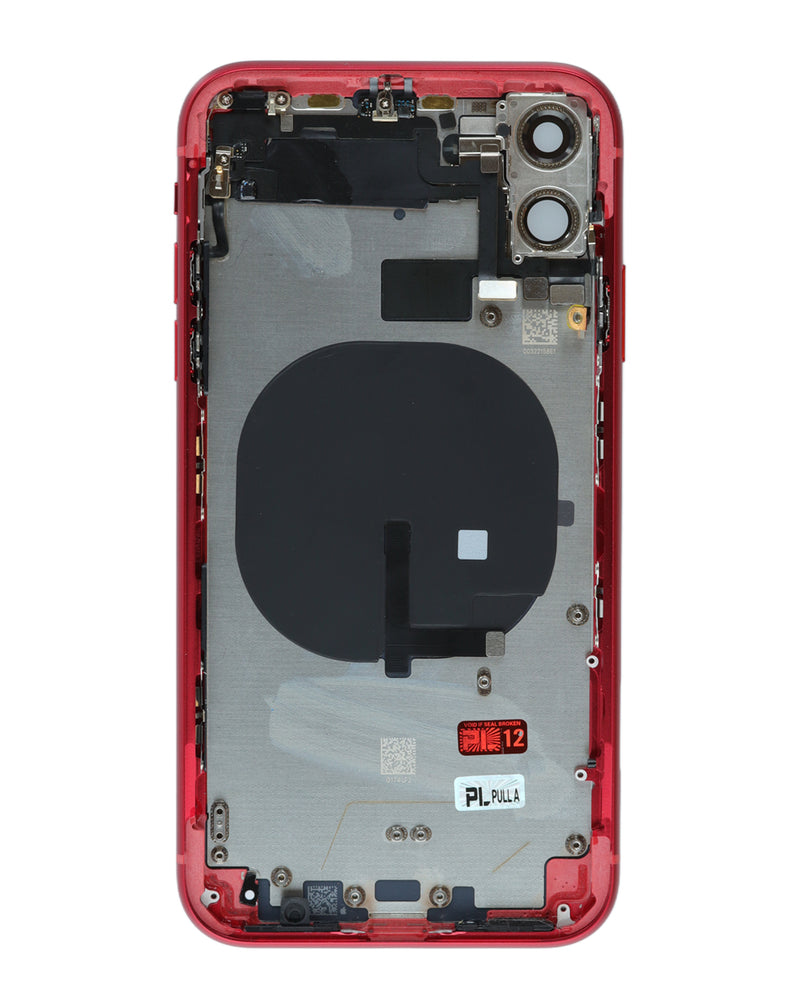Encuentra tapas traseras originales con componentes pequeños preinstalados para iPhone 11 en Guatemala.