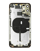 Tapa trasera con componentes preinstalados para iPhone 11 Pro en Guatemala, repáralo con un original en un taller especializado en reparaciones de iPhone.