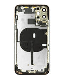 Reparación de Marco Trasero Original OEM en Oro con Componentes Preinstalados para iPhone 11 Pro Max en Guatemala.
