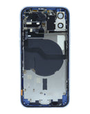 Compra tapa trasera con componentes pequeños preinstalados para iPhone 12 en Guatemala al mejor precio en talleres de reparación autorizados.