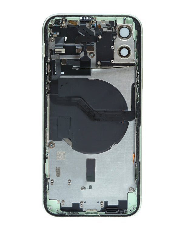 Encuentra tapas traseras con componentes preinstalados para iPhone 12 en Guatemala, en nuestro taller de reparaciones con partes originales.