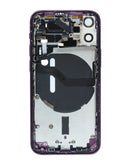 Tapa trasera (PURPLE) iPhone 12 Mini con componentes pequeños preinstalados en Guatemala, bajoPPLCD.