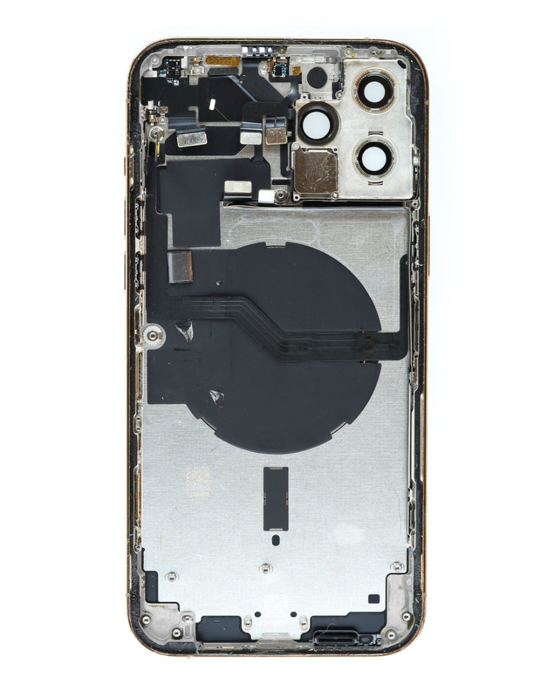 Encuentra tapas traseras con componentes preinstalados para iPhone 12 Pro Max en Guatemala.