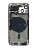 Encuentra el marco original preinstalado para iPhone 13 (Negro) en Guatemala, ideal para reparaciones y disponible en mayoristas de partes para iPhone.