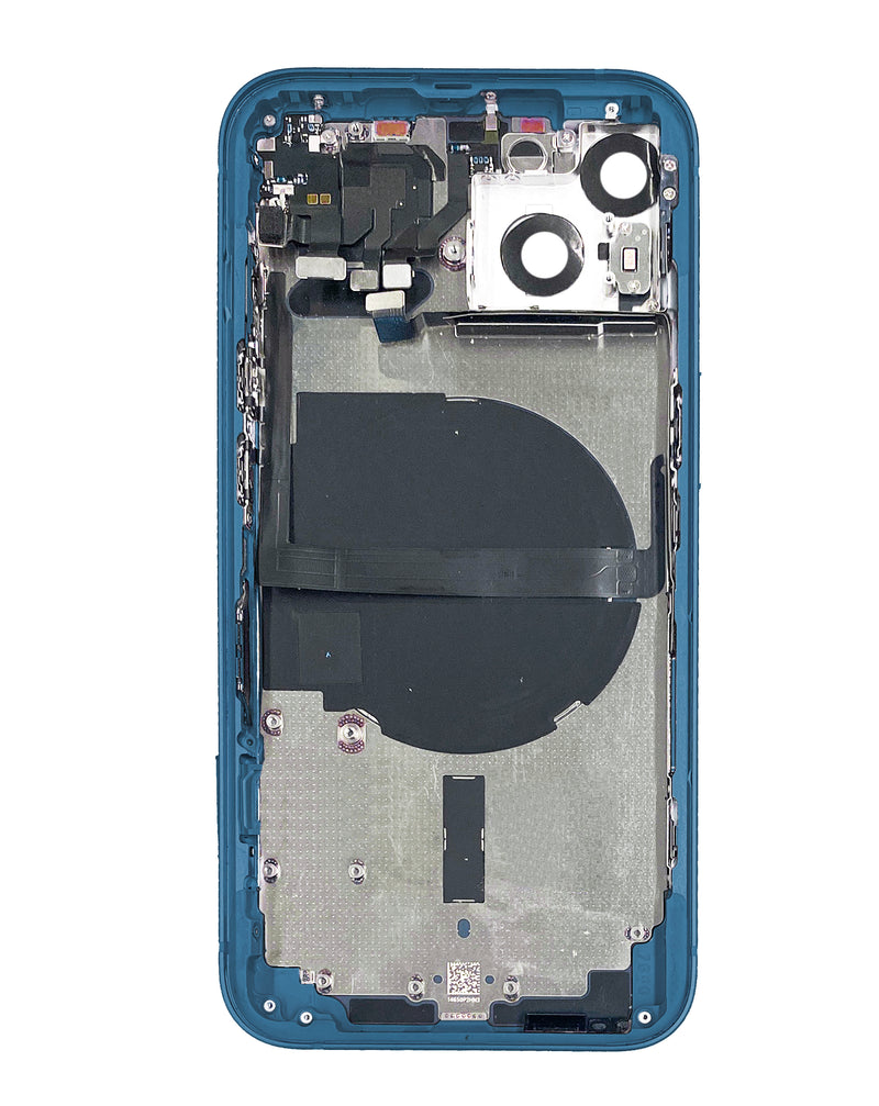 Compra una carcasa con piezas pequeñas preinstaladas para tu iPhone 13 en Guatemala, ideales para reparaciones y cambios de color.