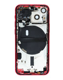 Compra tapa trasera (RED) con componentes pequeños preinstalados para iPhone 13 Mini en Guatemala, al mejor precio y con la mejor calidad.