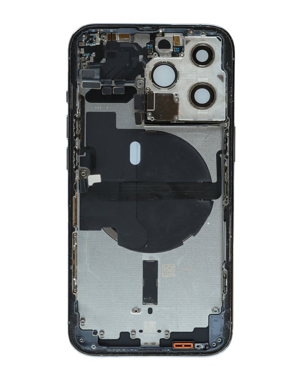 Compra un marco de carcasa trasera con componentes pequeños preinstalados para iPhone 13 Pro (SIERRA BLUE) en Guatemala.