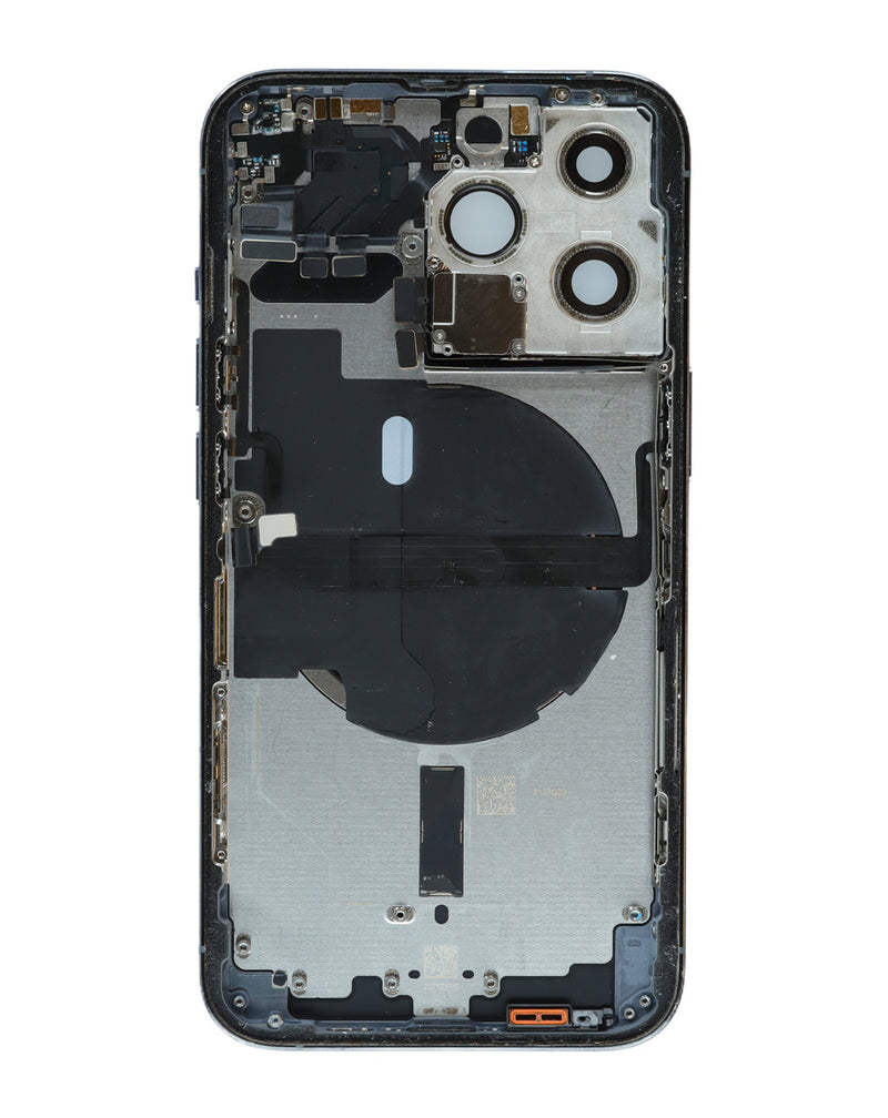 Compra un marco de carcasa trasera con componentes pequeños preinstalados para iPhone 13 Pro (SIERRA BLUE) en Guatemala.