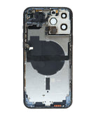 Encuentra tapa trasera con componentes preinstalados para iPhone 13 Pro Max en Guatemala, ideal para reparaciones en talleres especializados.