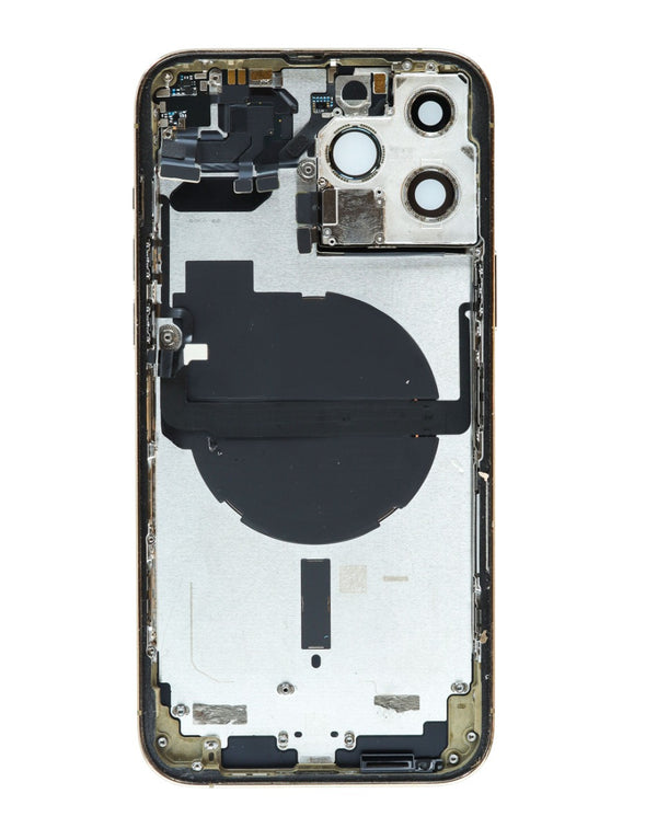 Encuentra tapas traseras con componentes preinstalados para reparación de iPhone 13 Pro Max en Guatemala.