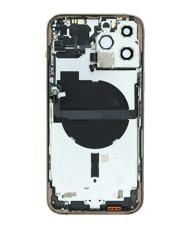 Estructura preinstalada en color Gold para iPhone 13 Pro Max ideal para reparaciones en Guatemala.