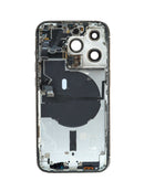 Mayorista en Guatemala de marcos preinstalados plateados para iPhone 14 Pro, ideal para reparaciones en talleres especializados.