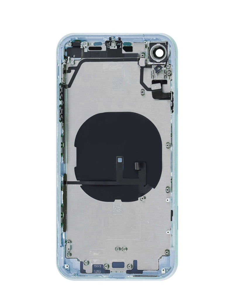 Encuentra tapas traseras originales para iPhone XR con componentes preinstalados en Guatemala para reparaciones rápidas y de calidad.