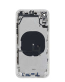 Tapa trasera original con componentes preinstalados para iPhone XR en Guatemala, ideal para reparaciones en talleres y mayoristas.