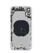 Tapa trasera original con componentes preinstalados para iPhone XR en Guatemala, ideal para reparaciones en talleres y mayoristas.