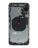 Encuentra tapa trasera con componentes preinstalados para iPhone XS Max en Guatemala para reparaciones en talleres especializados.
