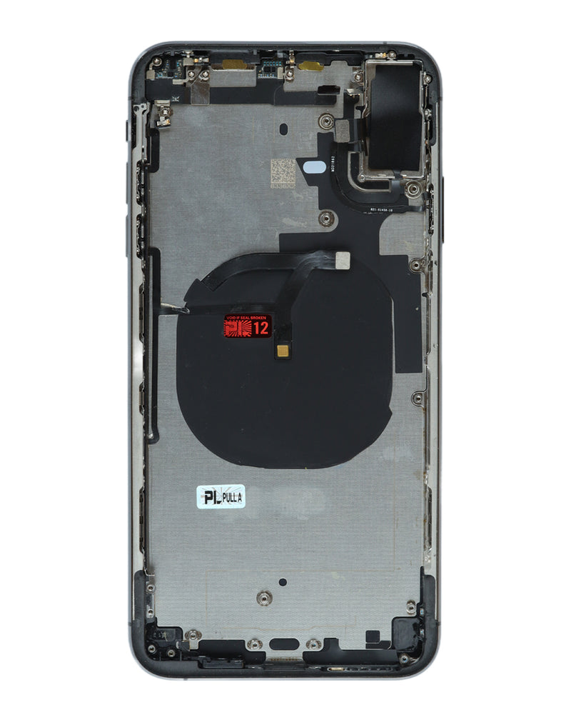Encuentra tapa trasera con componentes preinstalados para iPhone XS Max en Guatemala para reparaciones en talleres especializados.
