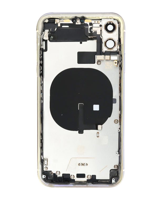 Encuentra el marco trasero con componentes preinstalados para iPhone 11 en Guatemala al mejor precio en distribuidores autorizados.