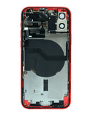 Compra tapas traseras con componentes preinstalados para iPhone 12 (RED) en Guatemala, la mejor opción para reparaciones y cambios de piezas en tu dispositivo.