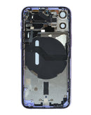 Venta al por mayor de marcos traseros OEM con componentes pequeños preinstalados para reparaciones de iPhone 12 Mini en Guatemala.