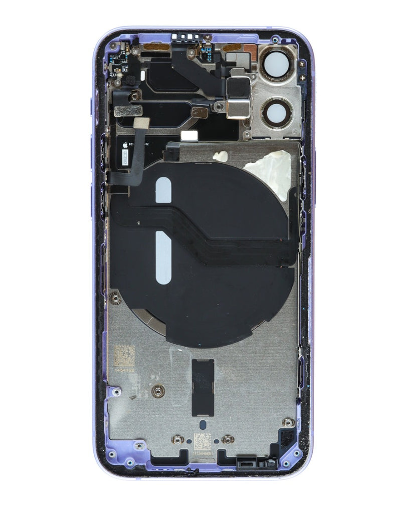 Venta al por mayor de marcos traseros OEM con componentes pequeños preinstalados para reparaciones de iPhone 12 Mini en Guatemala.