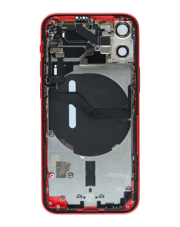 Compra una tapa trasera con componentes preinstalados para iPhone 12 Mini (RED) en Guatemala.