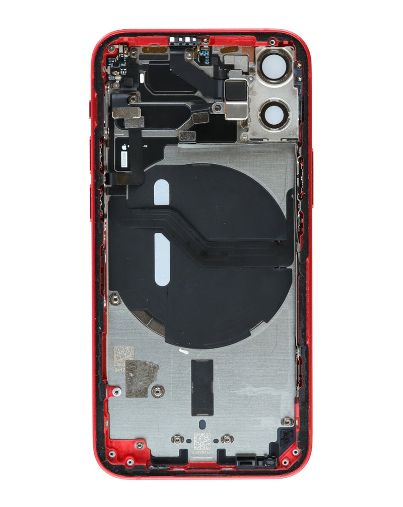 Compra una tapa trasera con componentes preinstalados para iPhone 12 Mini (RED) en Guatemala.