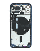 Encuentra la carcasa preinstalada de color azul para iPhone 12 Mini en Guatemala, en nuestro stock de piezas pequeñas para reparaciones.