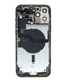 Encuentra tapas traseras con componentes pequeños preinstalados para iPhone 12 Pro Max en Guatemala.